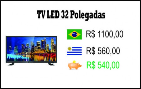 TV LED 32 Polegadas. Vale a pena comprar em Rivera?